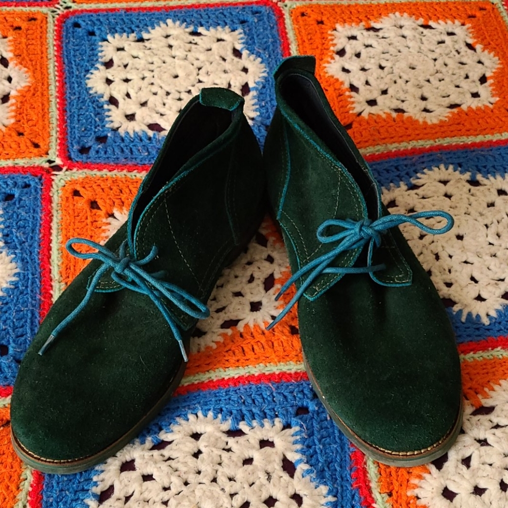 Cole Haan tie boots